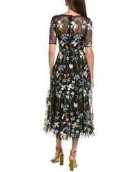 Teri Jon by Rickie Freeman Teri Jon By Rickie Freeman Embroidered Tulle Dance Dress