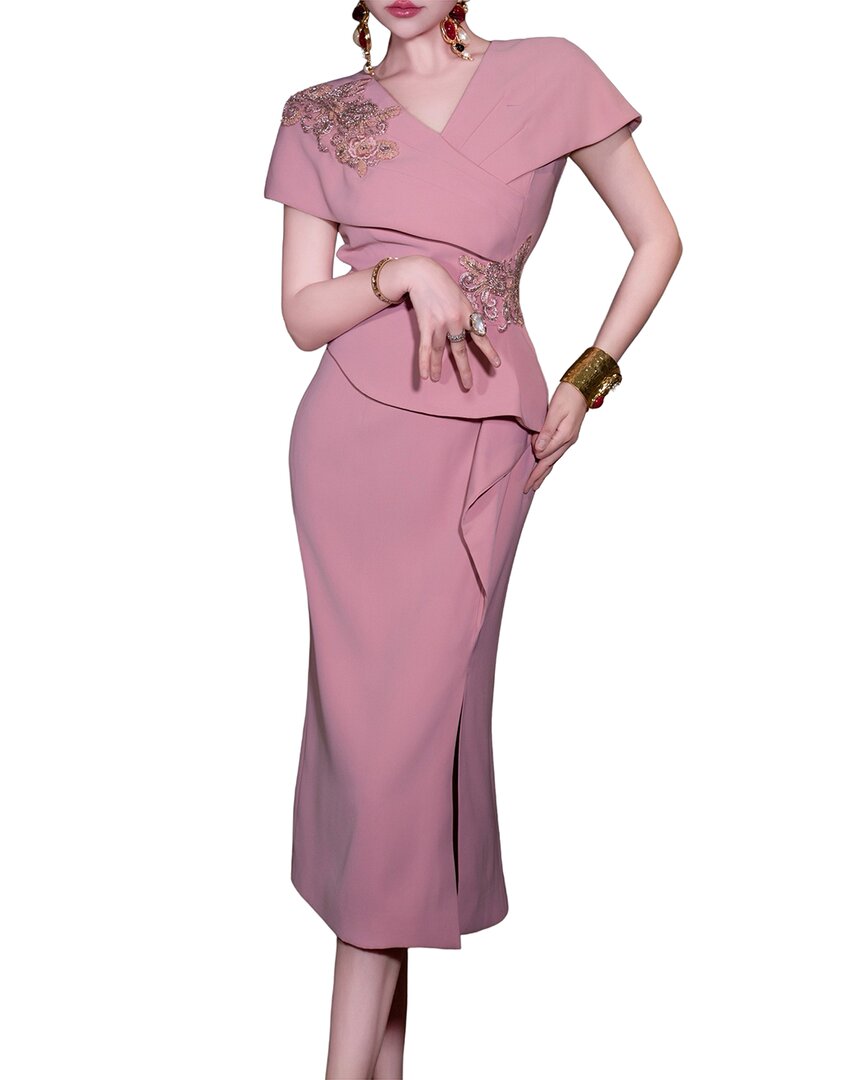 Burryco Short Sleeve Midi Dress