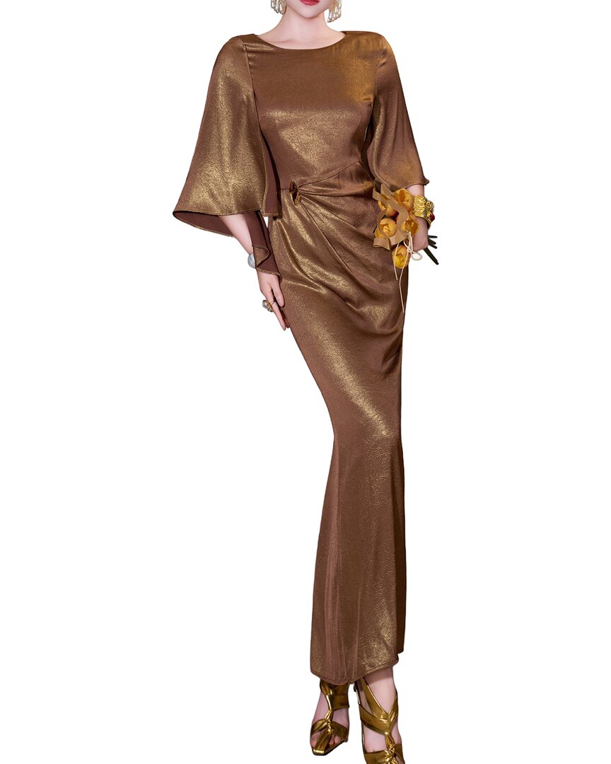 Burryco Long Sleeve Maxi Dress
