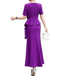 Brc By Burryco Short Sleeve Maxi Dress