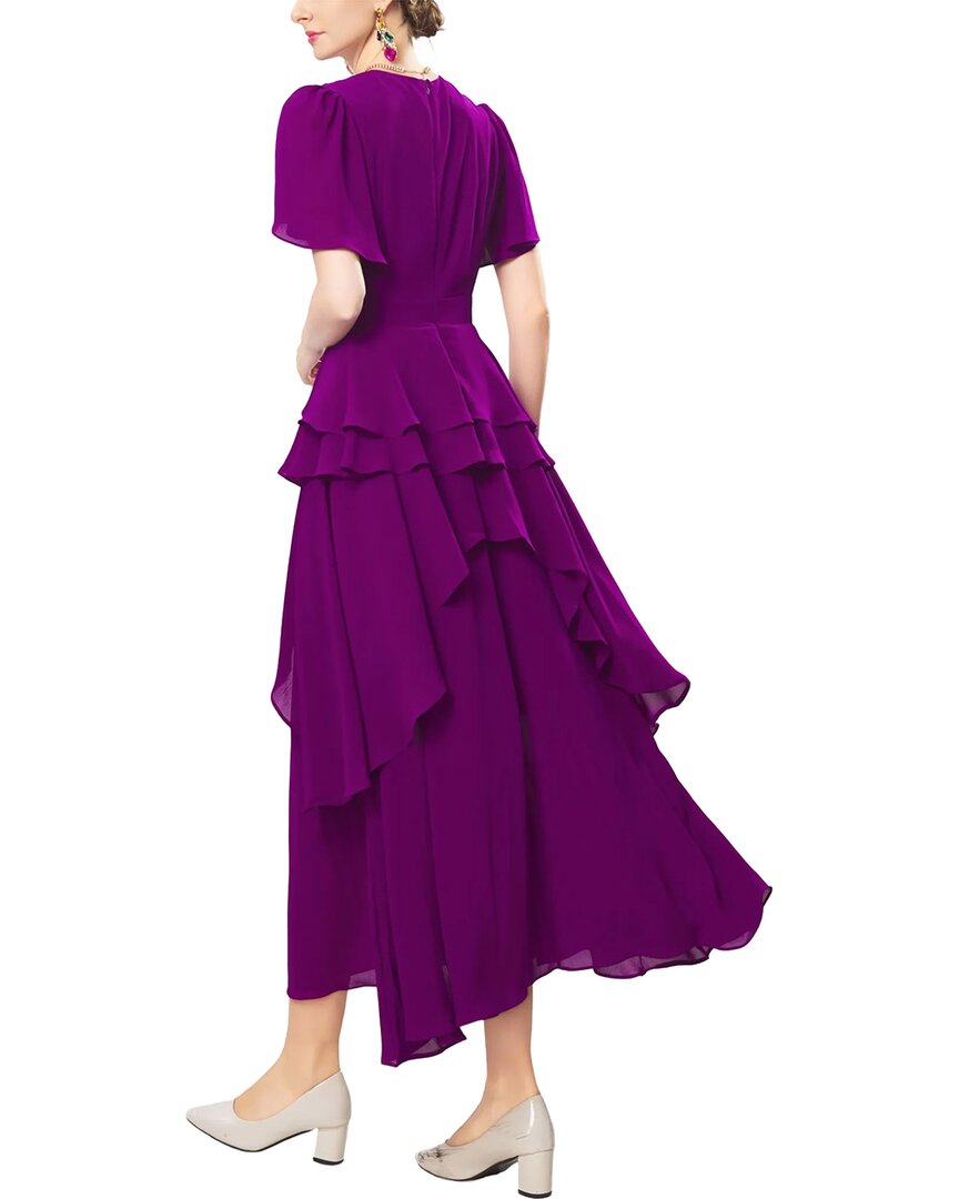 Burryco Short Sleeve Midi Dress