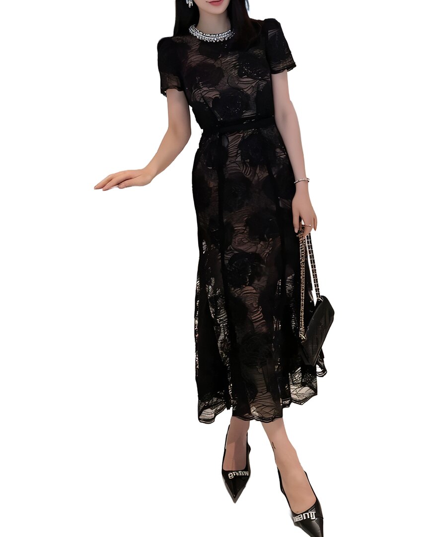 Brc By Burryco Silk-Blend Midi Dress