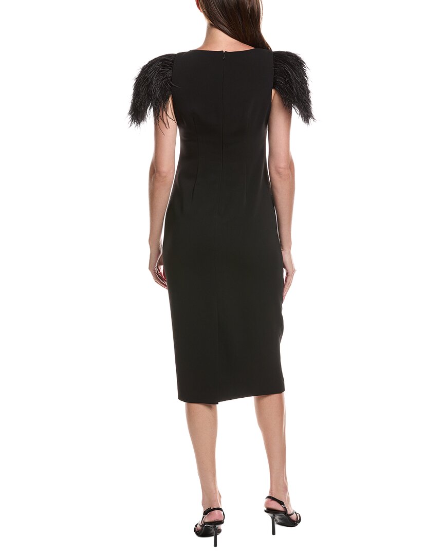 Women's Badgley Mischka Feather Cocktail Dress, Size 4
