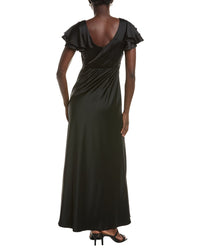 Maison Tara Short Sleeve Maxi Dress