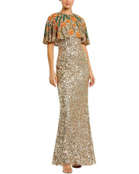 Mac Duggal Shawl Gown