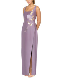 Kay Unger Paloma Embellished Column Gown