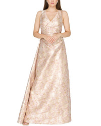 Js Collections Deborah Faux Wrap Gown