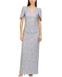 Js Collections Elena Column Gown