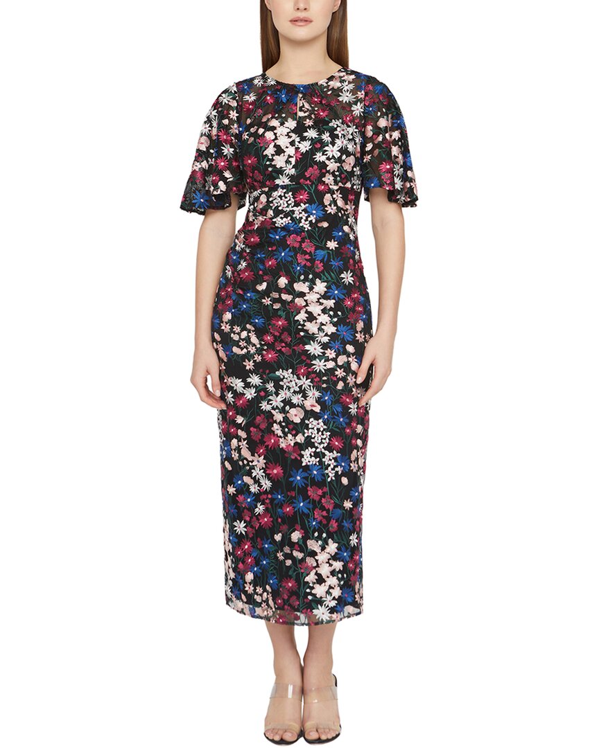 Js Collections Ursala Flutter Sleeve Gown