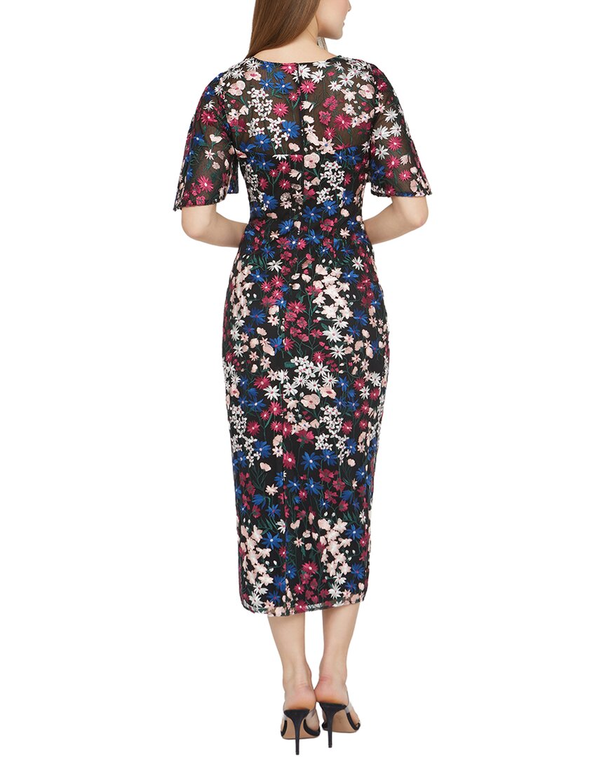 Js Collections Ursala Flutter Sleeve Gown