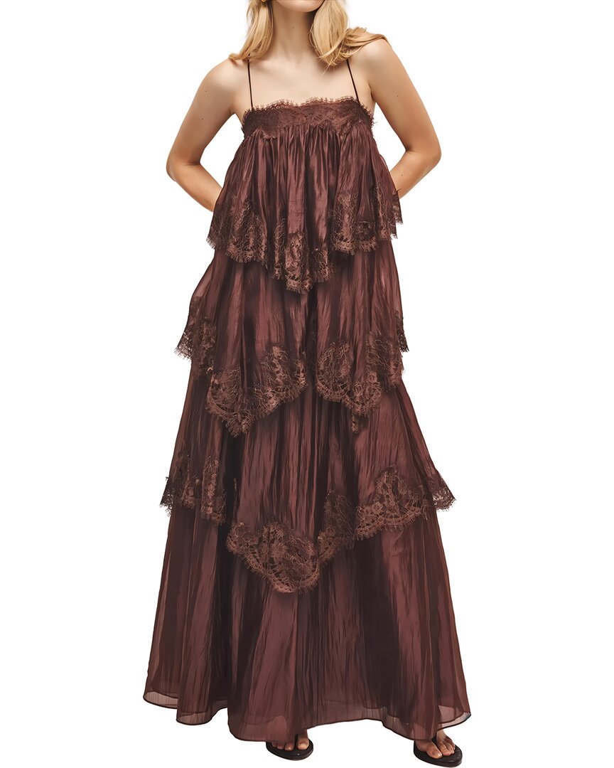 Linda Charm Linda Charm Embellished Maxi Dress