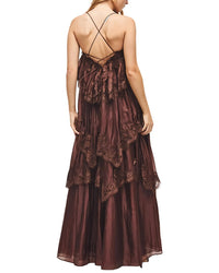 Linda Charm Linda Charm Embellished Maxi Dress