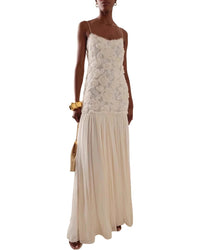 Linda Charm Linda Charm Embellished Maxi Dress