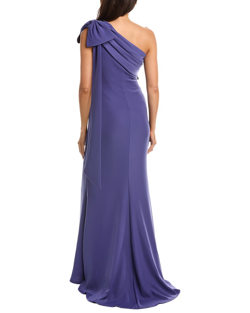 Tadashi Shoji Tadashi Shoji Cassia Bow Shoulder Crepe Gown