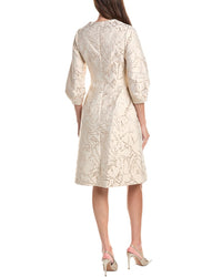 Teri Jon by Rickie Freeman Teri Jon By Rickie Freeman Jacquard Keyhole Mini Dress