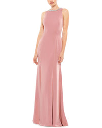 Mac Duggal Mac Duggal Embellished Neck Trumpet Gown