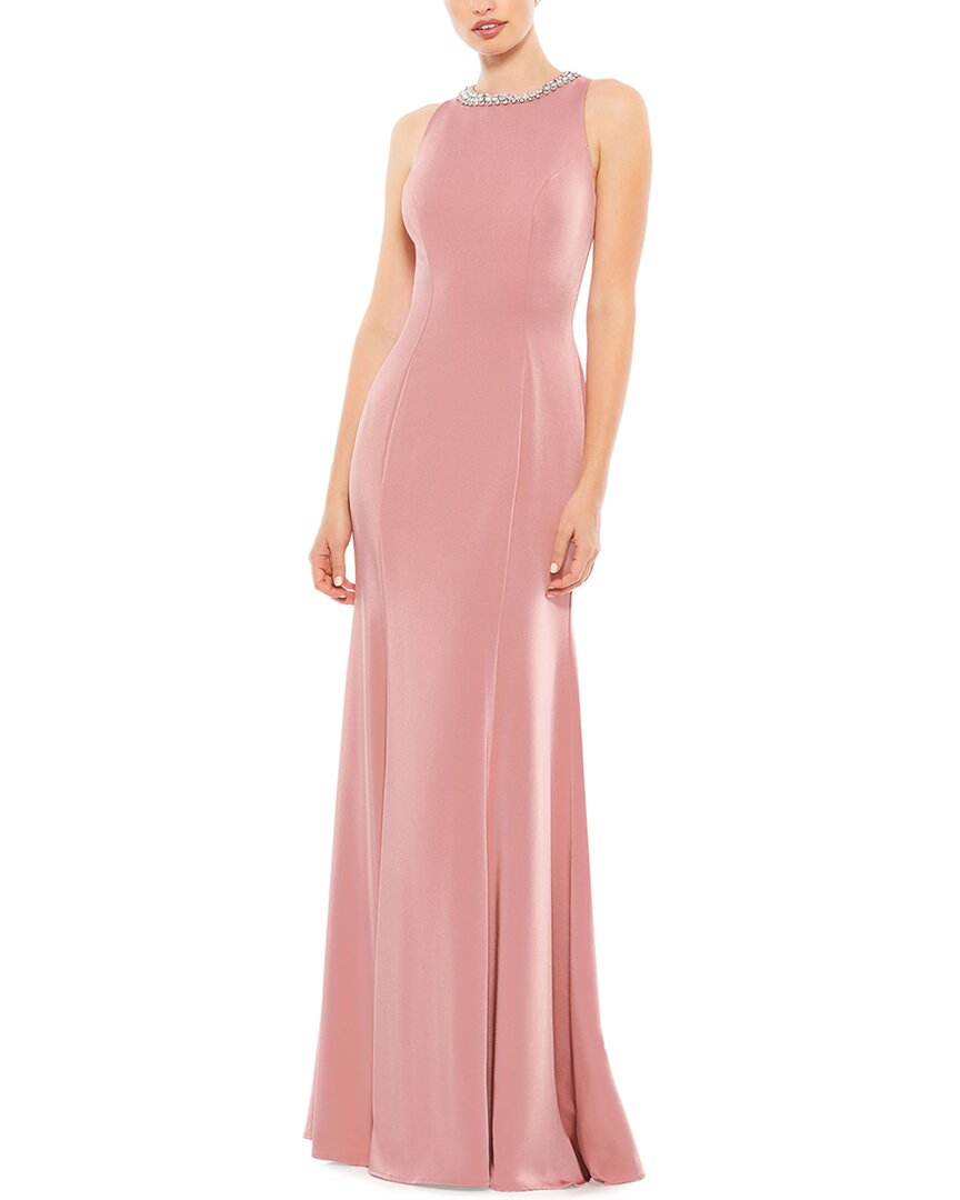 Mac Duggal Mac Duggal Embellished Neck Trumpet Gown