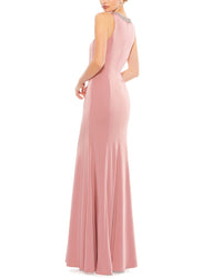 Mac Duggal Mac Duggal Embellished Neck Trumpet Gown