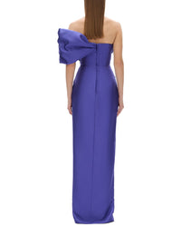 Rachel Gilbert Rachel Gilbert Marlo Fitted Wool & Silk-Blend Gown