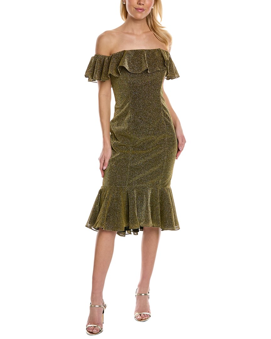 Rene Ruiz Off-The-Shoulder Cocktail Dress