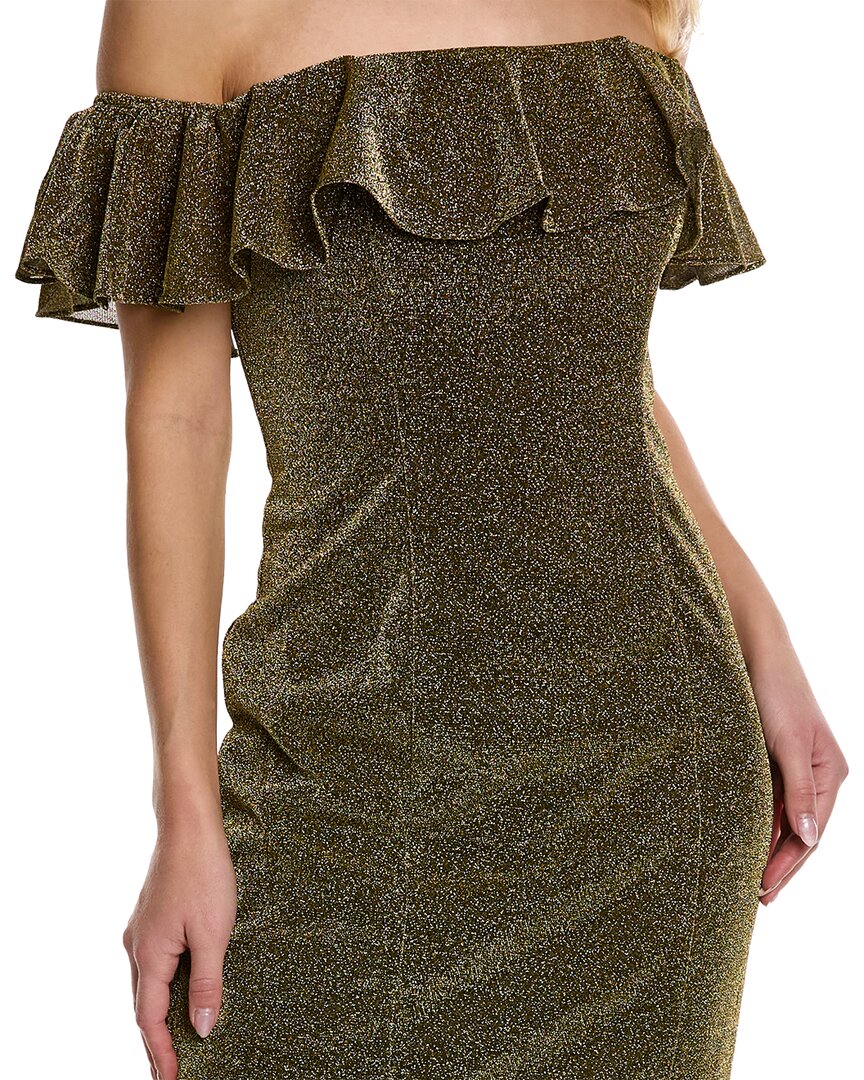Rene Ruiz Off-The-Shoulder Cocktail Dress