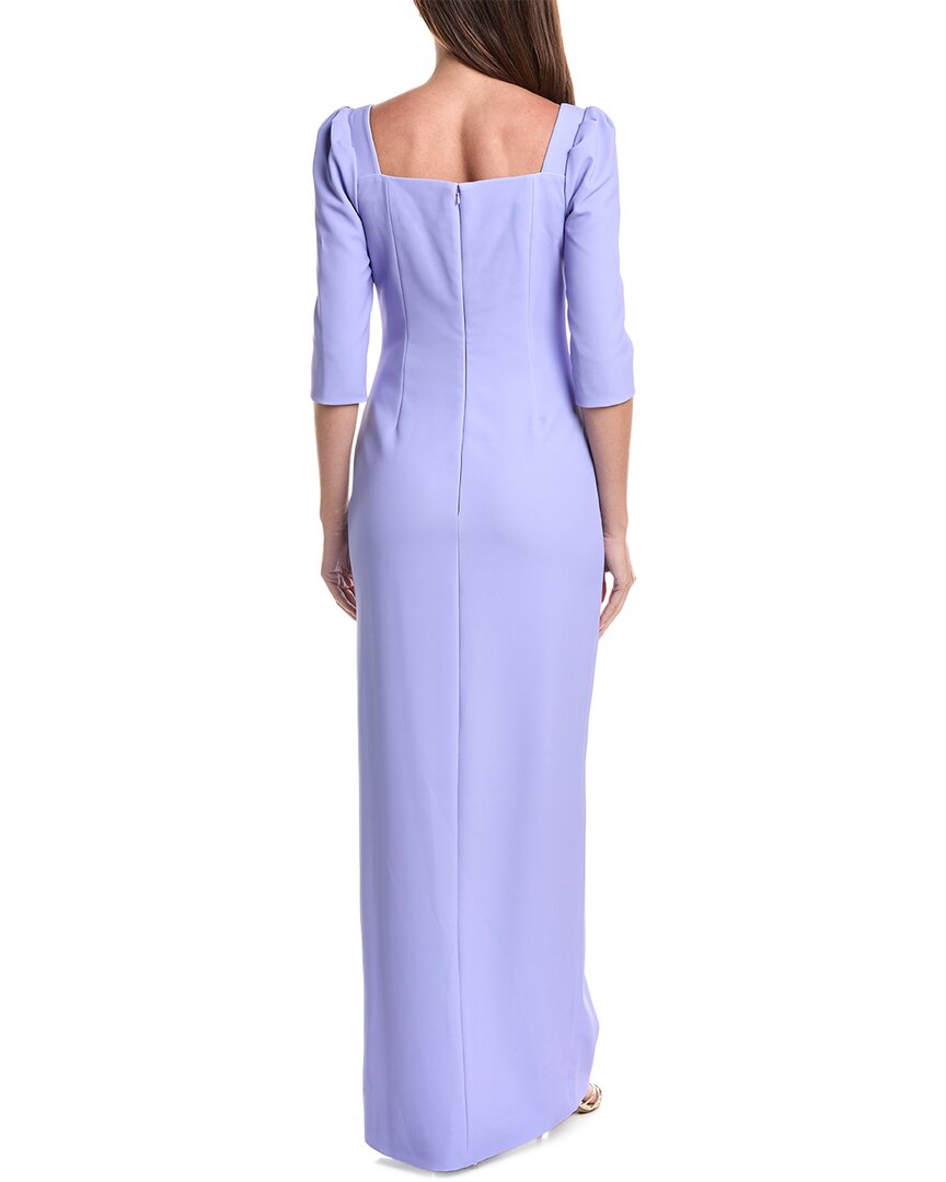 Teri Jon by Rickie Freeman Teri Jon By Rickie Freeman Crepe Column Gown