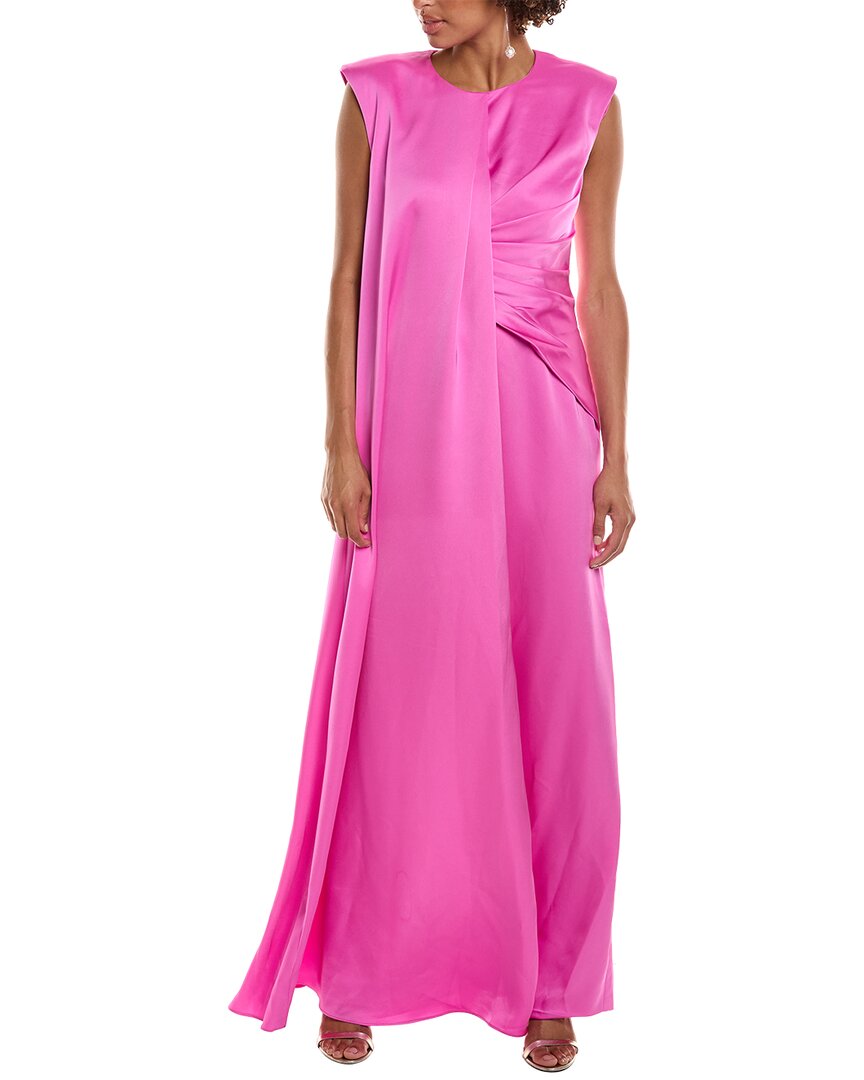 Halston Tara Gown Pink