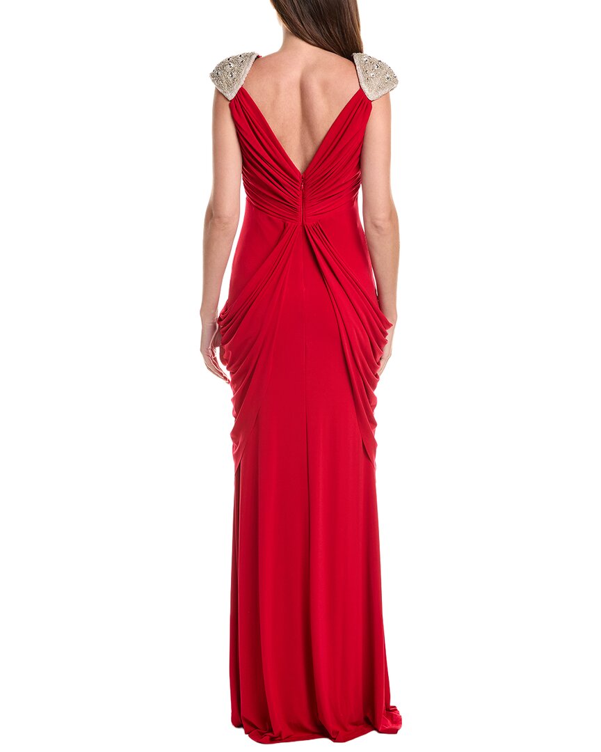issue New York Issue New York Solid Embellished Maxi Dress