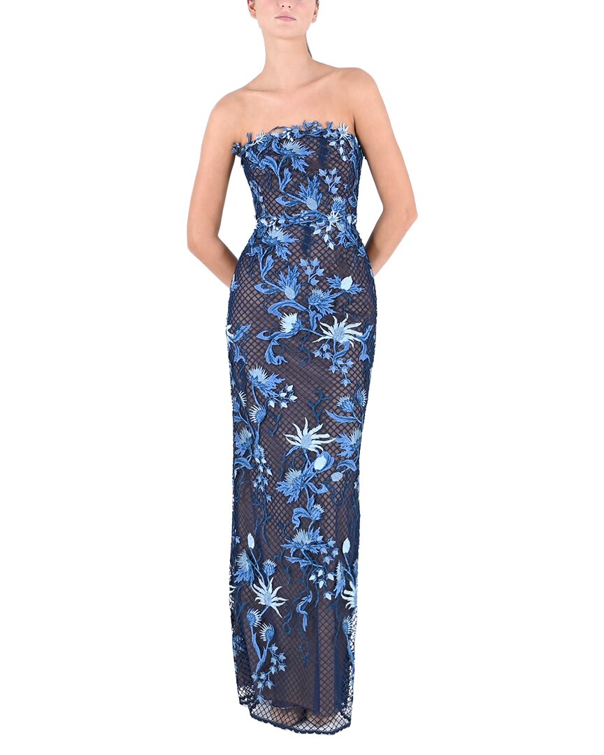 Marchesa Notte Marchesa Notte Cape Gown
