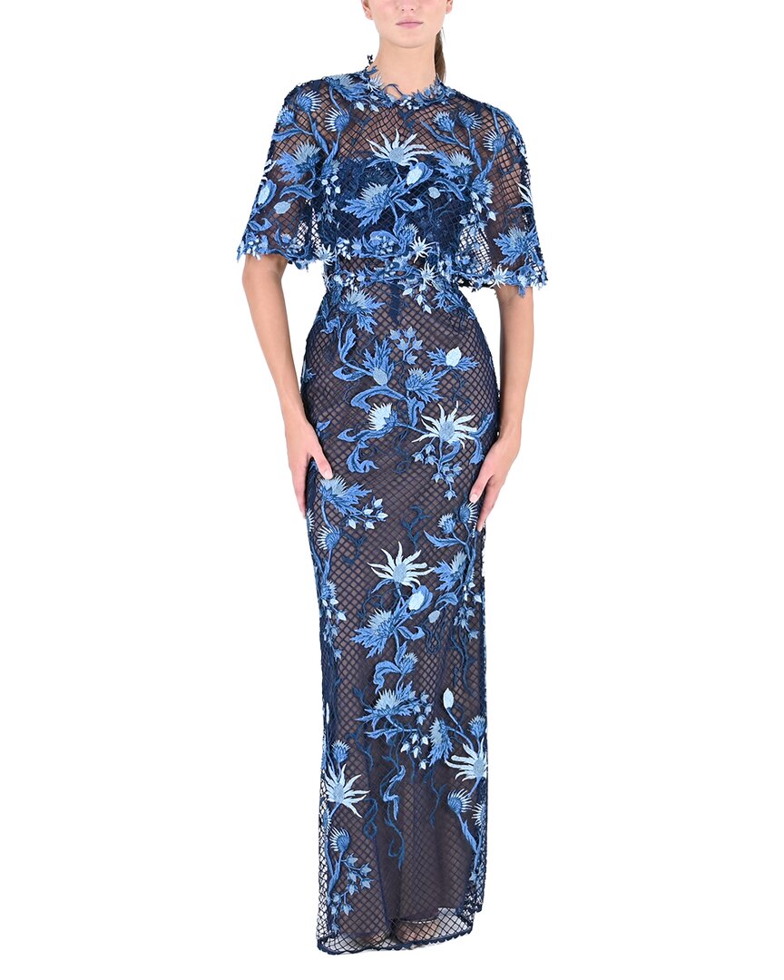 Marchesa Notte Marchesa Notte Cape Gown