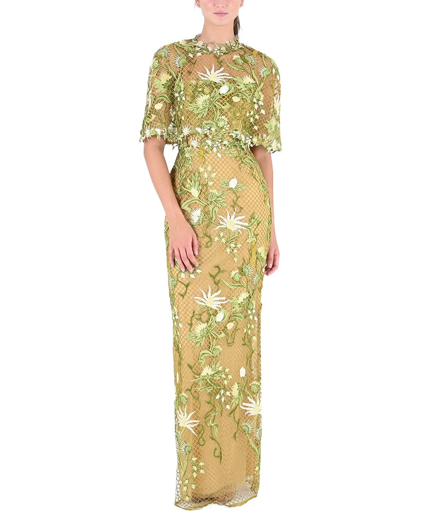 Marchesa Notte Marchesa Notte Cape Gown