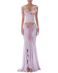 MONIQUE LAGARDE Monique Lagarde Solid Maxi Dress