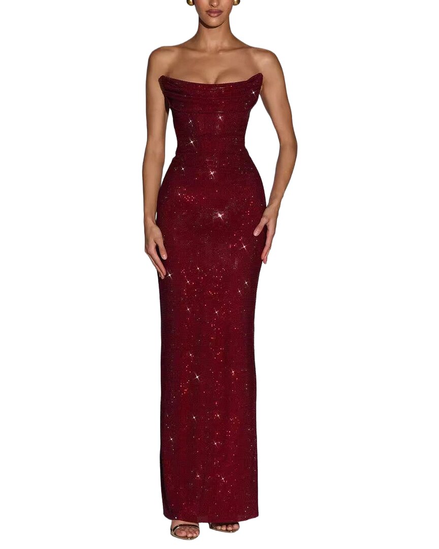 Ariel Tesoro Embellished Maxi Dress