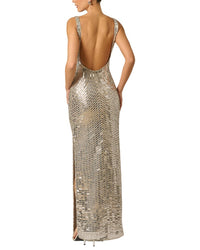 Adrianna Papell Adrianna Papell Fully Beaded Long Dress