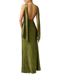 Adrianna Papell Adrianna Papell Foiled Chiffon Long Dress