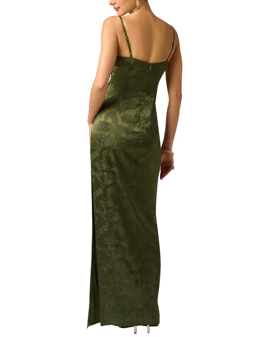 Adrianna Papell Adrianna Papell Woven Jacquard Long Dress