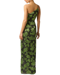 Adrianna Papell Adrianna Papell Burnout Jacquard Long Dress