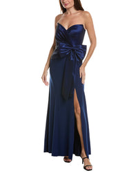 Tadashi Shoji Sleeveless Solid Maxi Dress