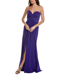 Tadashi Shoji Sleeveless Solid Maxi Dress