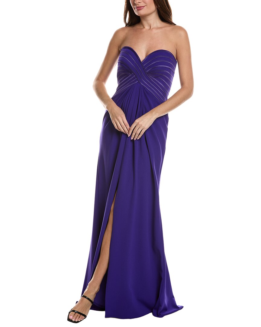 Tadashi Shoji Sleeveless Solid Maxi Dress