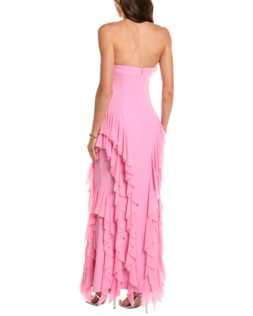 Elliatt Amelina Strapless Ruffle Gown