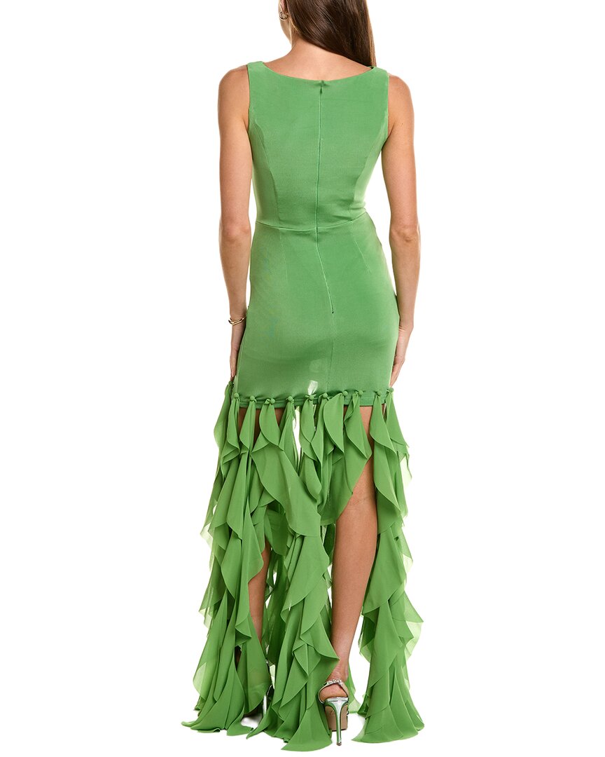 Elliatt Marison Ruffled Fringe Gown