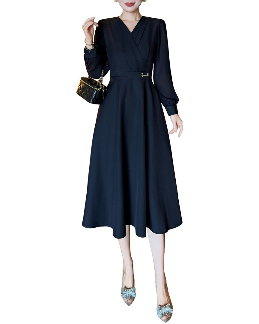 Brc By Burryco Solid Midi Dress