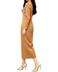 Brc By Burryco Embellished Maxi Dress