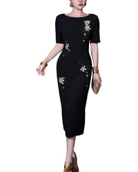 Brc By Burryco Solid Midi Dress
