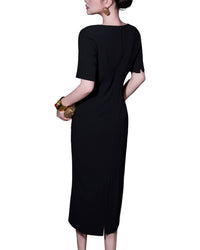 Brc By Burryco Solid Midi Dress