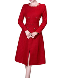 Brc By Burryco Solid Midi Dress