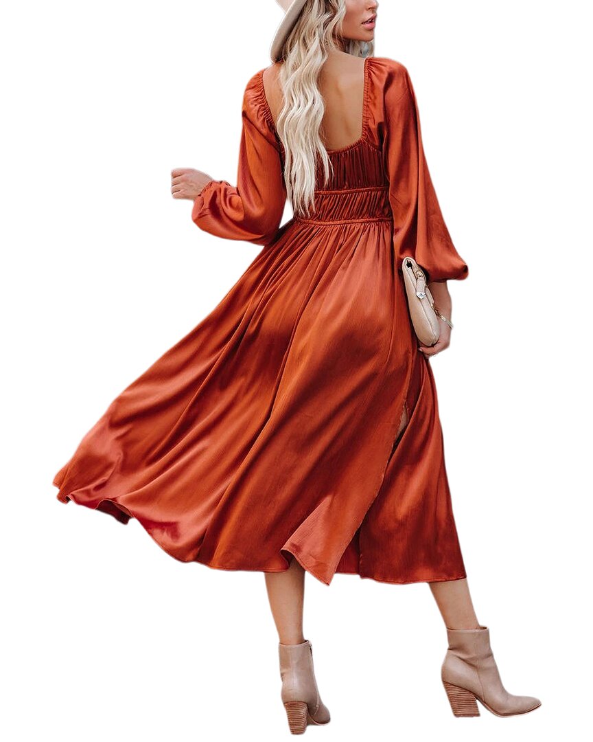 Charlotte Green Midi Dress