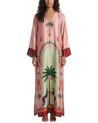 Ariel Tesoro Print Maxi Dress