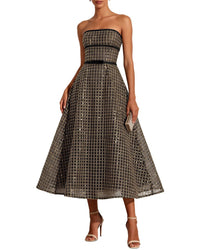 Ariel Tesoro Solid Maxi Dress